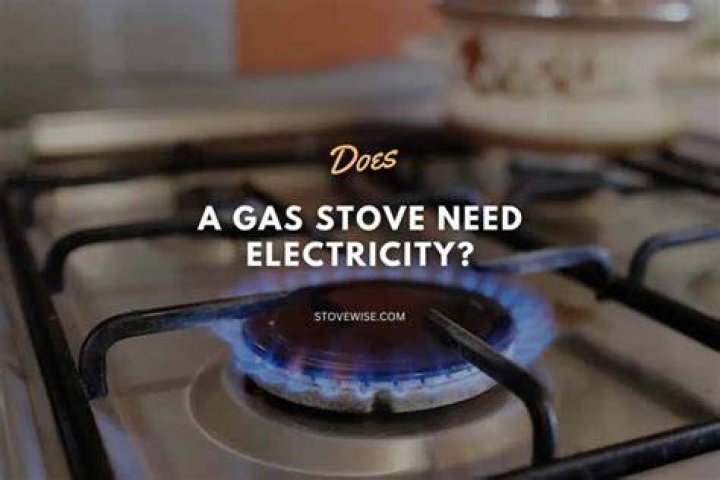 Does a gas stove run on electricity?
