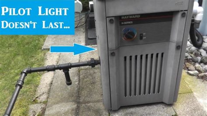 Does a Hayward pool heater have a pilot light?