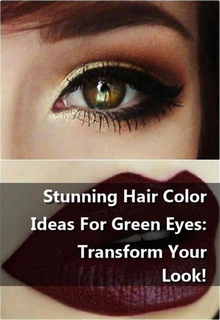 Does dark or light hair make green eyes pop?