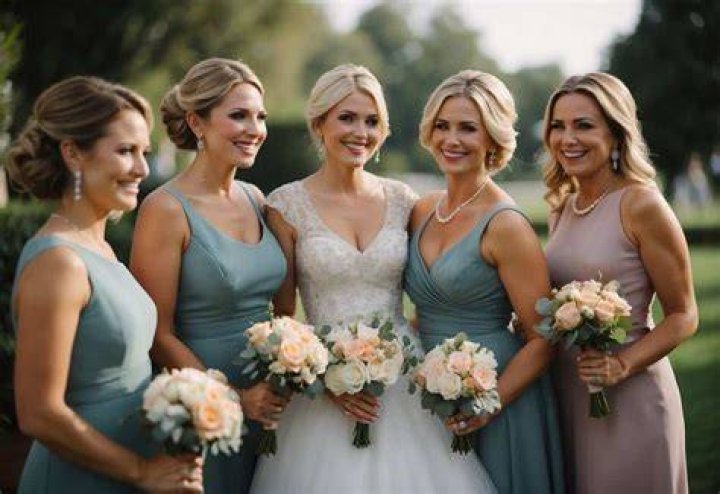 Does the mother of the bride match the bridesmaids?