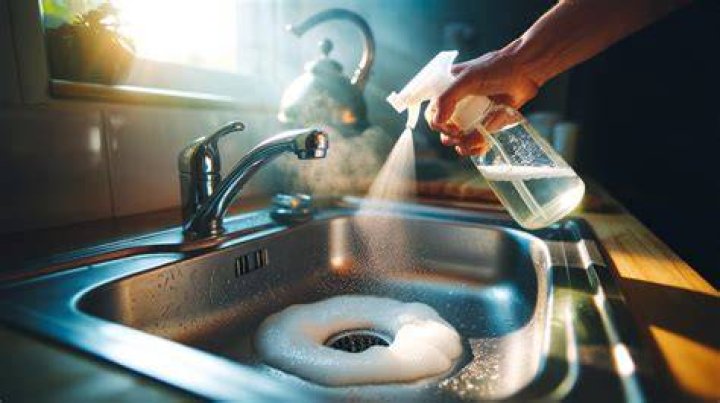 Does vinegar dissolve grease in drains?