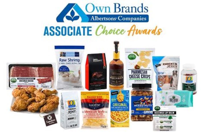 How big are the own brands at Albertsons?