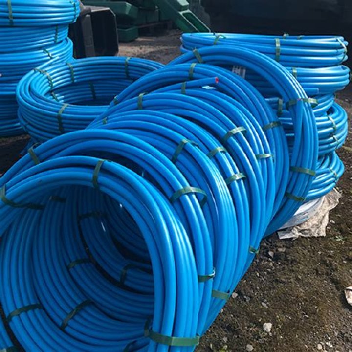 How big is a 20mm MDPE water supply coil?