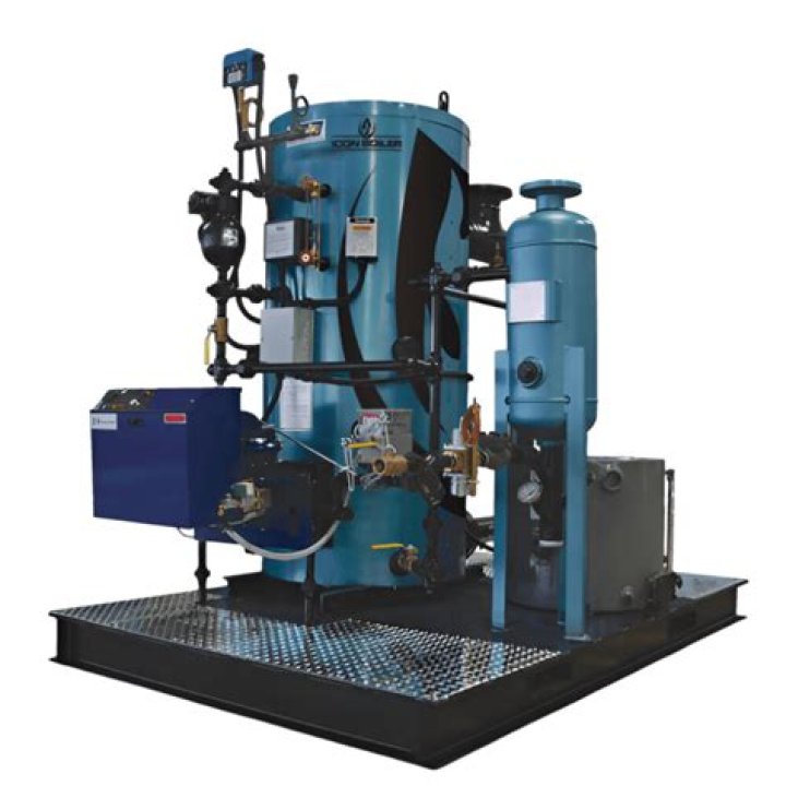 How big is a series 300 steam boiler?