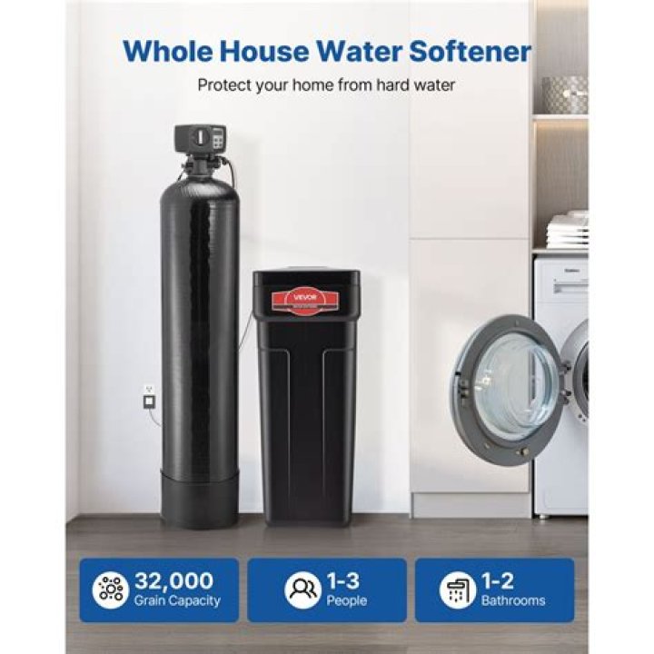 How big is a whole house water softener?