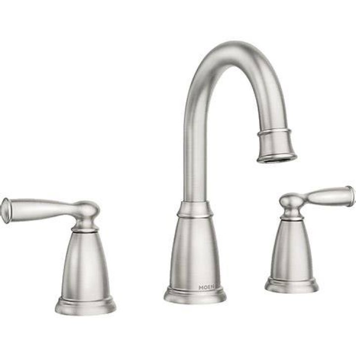 How big is Moen Banbury High Arc 2 handle faucet?