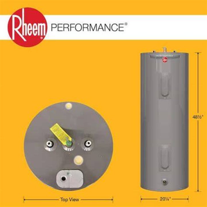 How big is the Rheem 40 gal water heater?