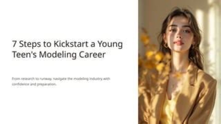 How can a teen start a modeling career?