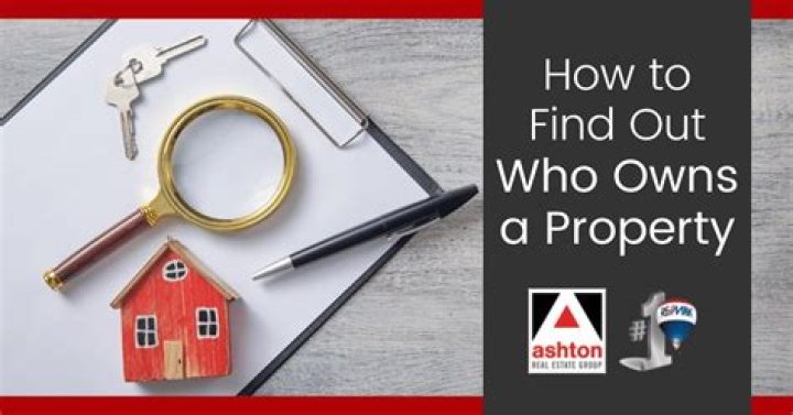 How can I find out who owns my house?