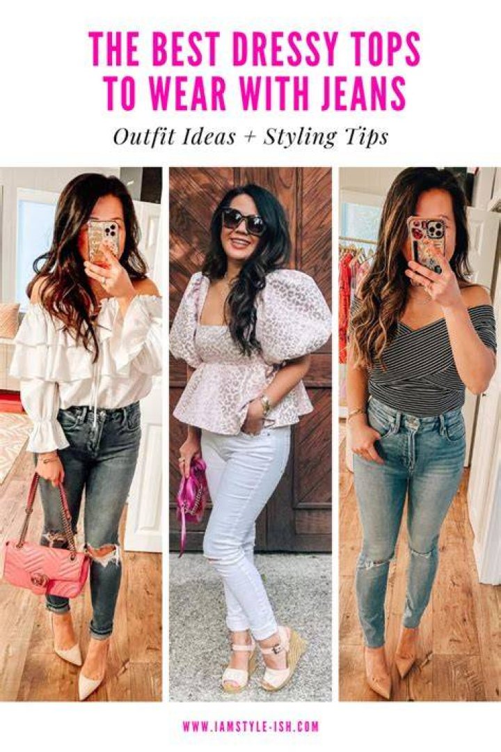 How can I make my jeans look dressy?