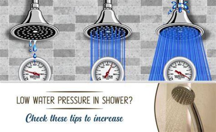 How can I make my shower water pressure harder?
