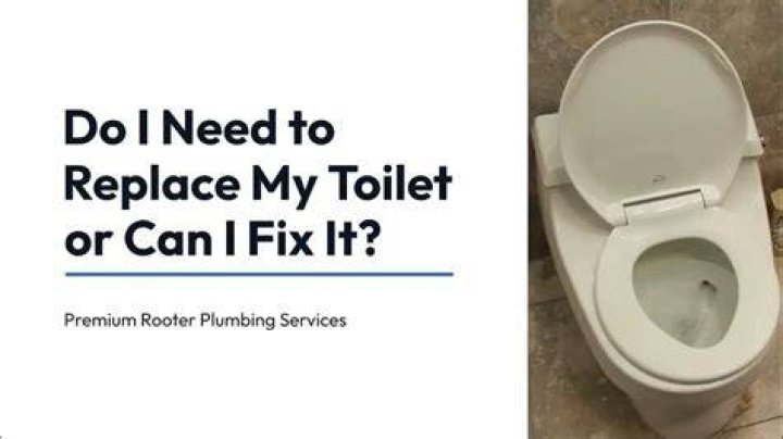 How can I tell if I need to replace my toilet?