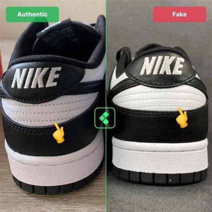 How can you tell if White dunks are fake?