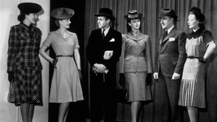 How did fashion changed in ww2?
