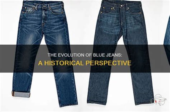 How did jeans become blue?