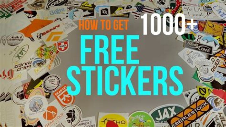 How do I ask a company to get free stickers?