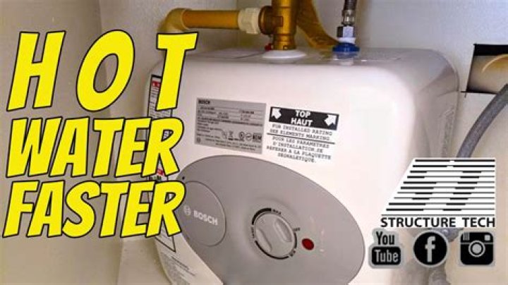How do I get hot water to my bathroom faster?