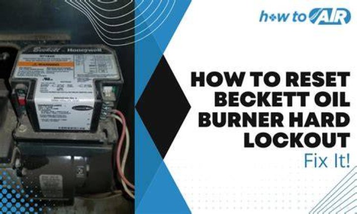 How do I get my Beckett furnace out of lockout mode?