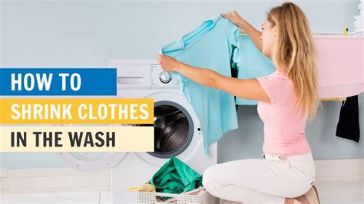 How do I keep my clothes from shrinking in the wash?