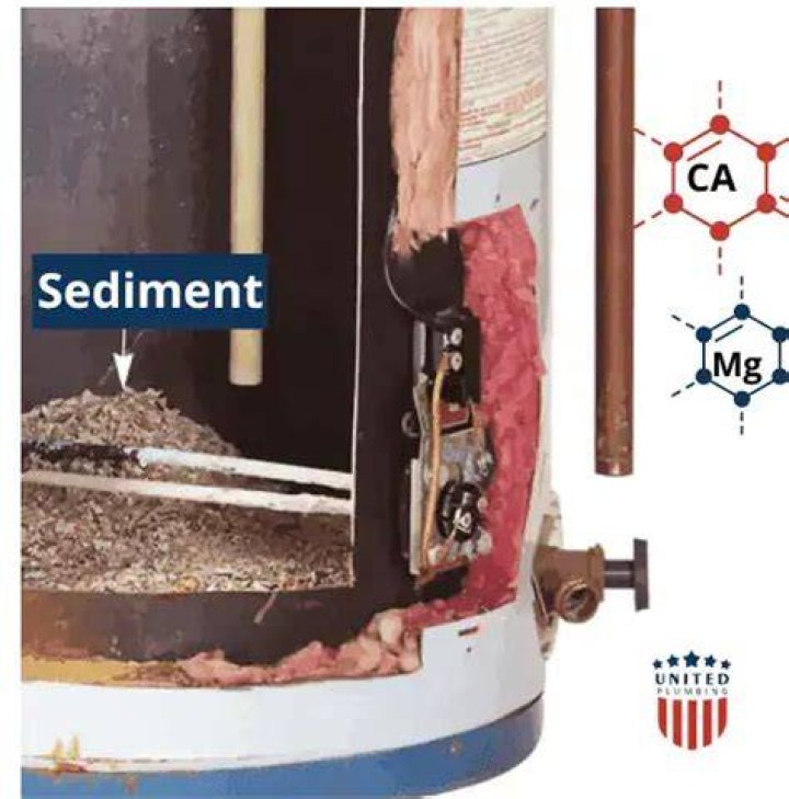 How do I remove sediment from bottom of water heater?