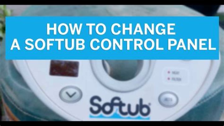 How do I reset my Softub control panel?
