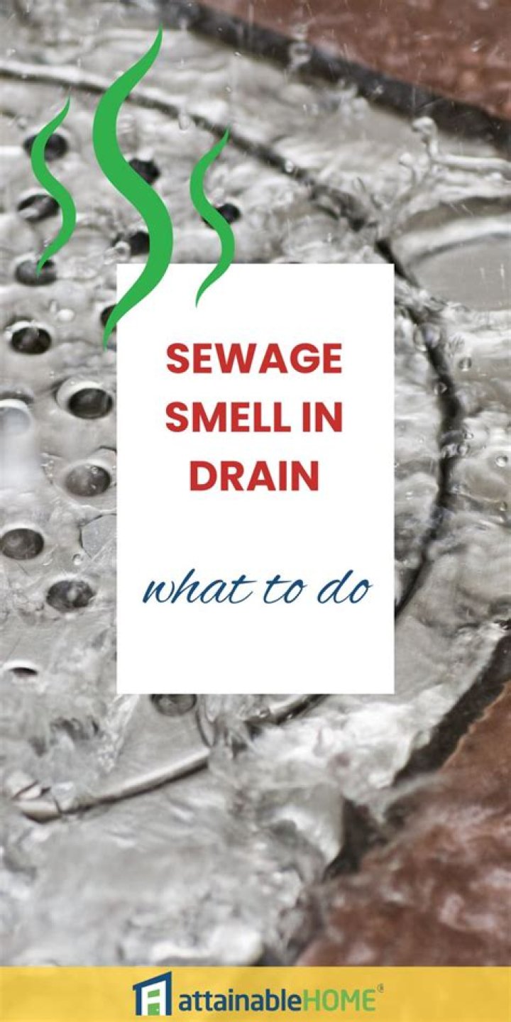 How do I stop sewer smell from drain?