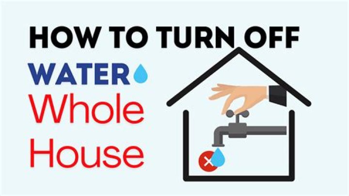 How do I turn off my whole house water heater?