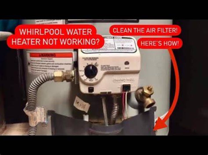 How do I turn off the power on my Whirlpool water heater?