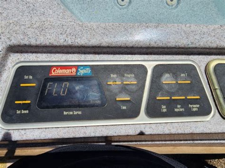 How do I unlock my Coleman hot tub?