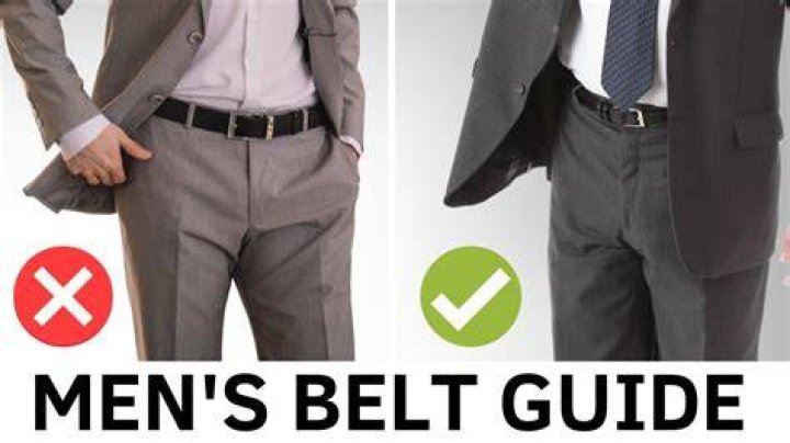 How do men wear waist belts?