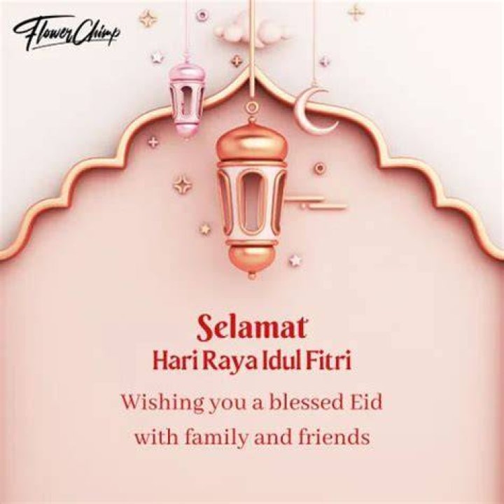 How do Muslims wish Hari Raya?