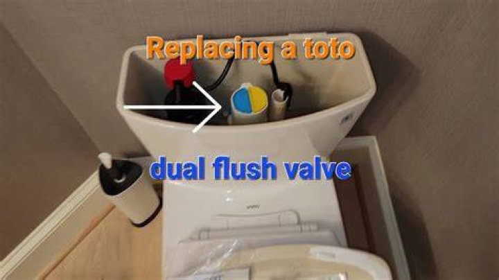 How do you adjust a TOTO flush valve?