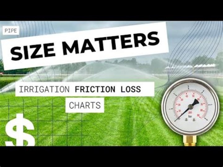 How do you calculate pressure loss in irrigation system?