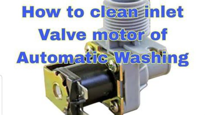 How do you clean a water valve screen?