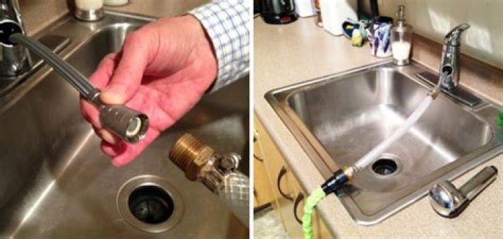 How do you disconnect a Delta Faucet hose?