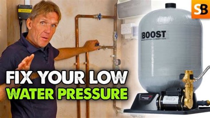 How do you fix a low water pressure tank?