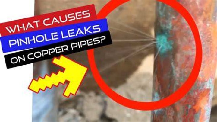 How do you fix a pinhole leak in a metal pipe?