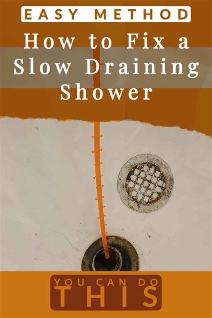 How do you fix a slow draining bathroom drain?