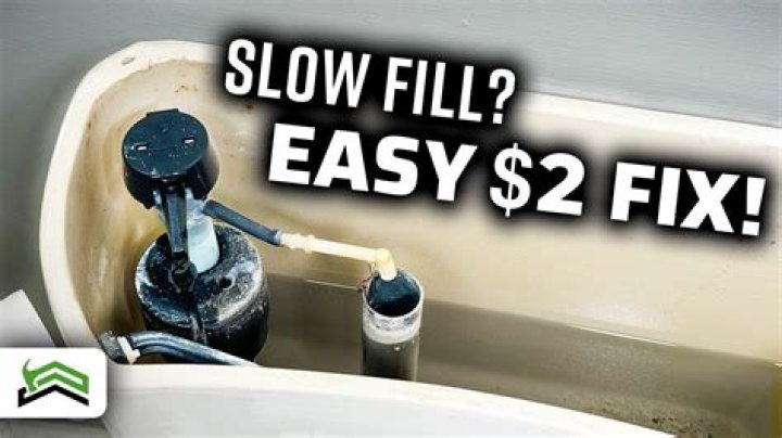 How do you fix a toilet that fills up?