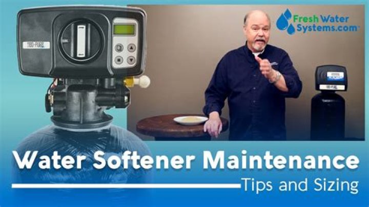 How do you fix a water softener?