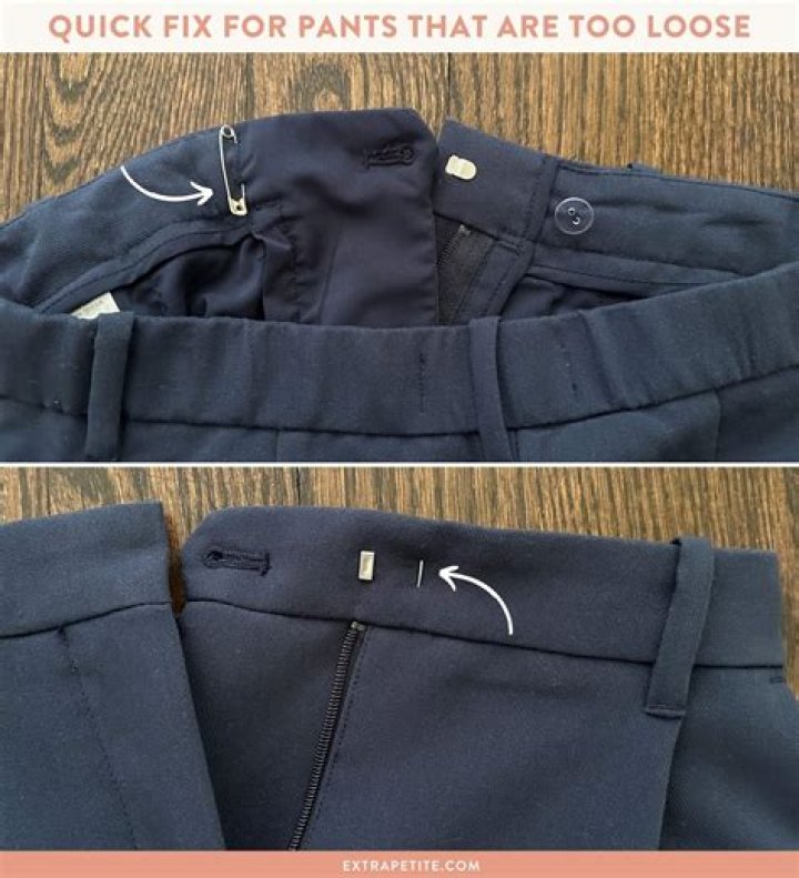 How do you fix too loose pants?