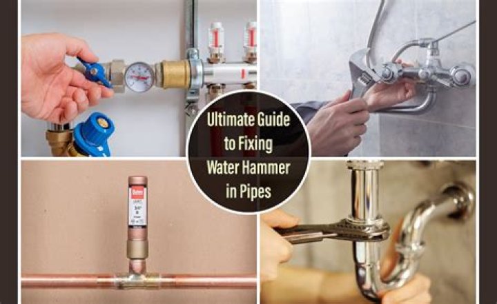 How do you fix water hammer in apartment?