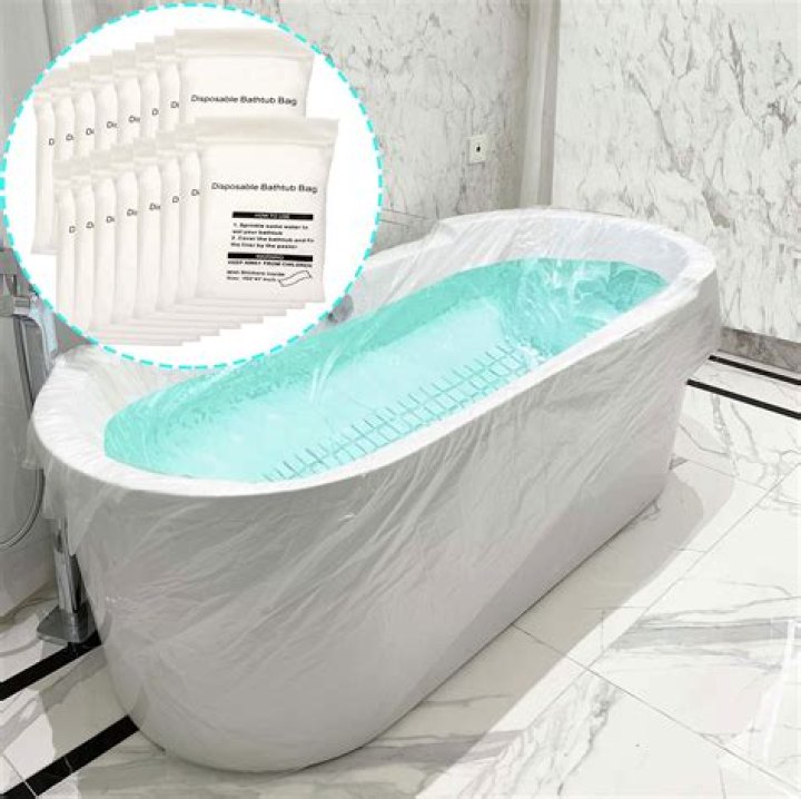 How do you get plastic film off bathtub?