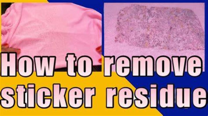 How do you get the sticky residue off of a HTV shirt?
