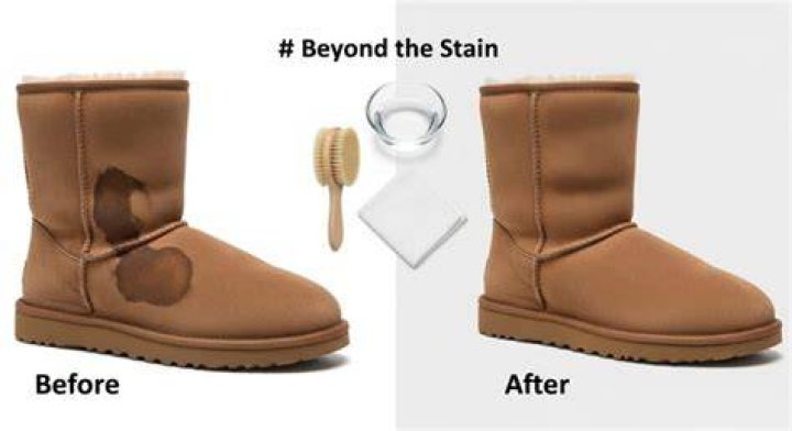 How do you get tough stains out of UGG boots?