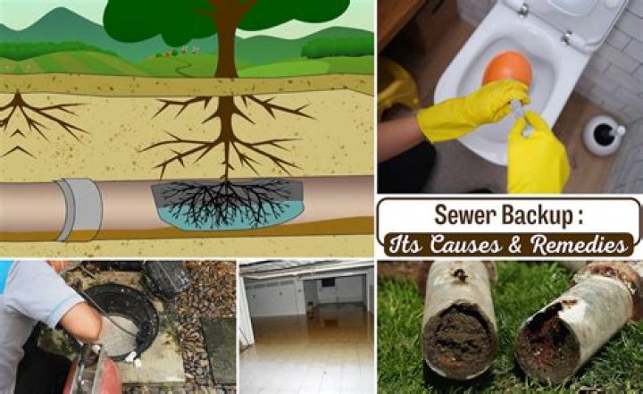 How do you handle a sewer backup?
