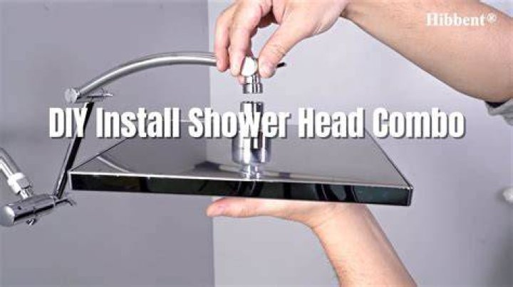 How do you install a corner shower head?