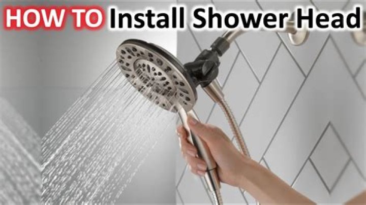 How do you install a Delta hand held shower head?