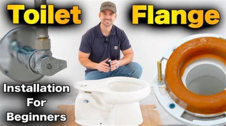 How do you install an offset toilet flange on a concrete floor?