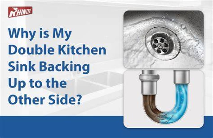 How do you know if your kitchen sink is backing up?